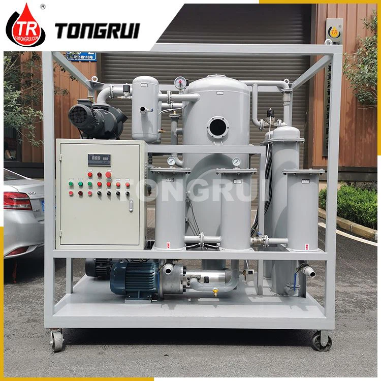 Double Stage High Vacuum Insulating Transformer Oil Purification Machine for Lube and Hydraulic Oil